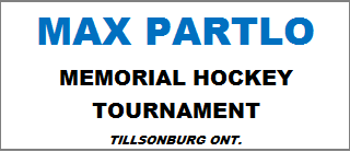 MAX PARTLO memorial hockey tournament