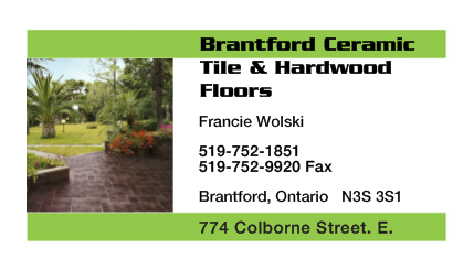 Brantford ceramic tile and hardwood floor
